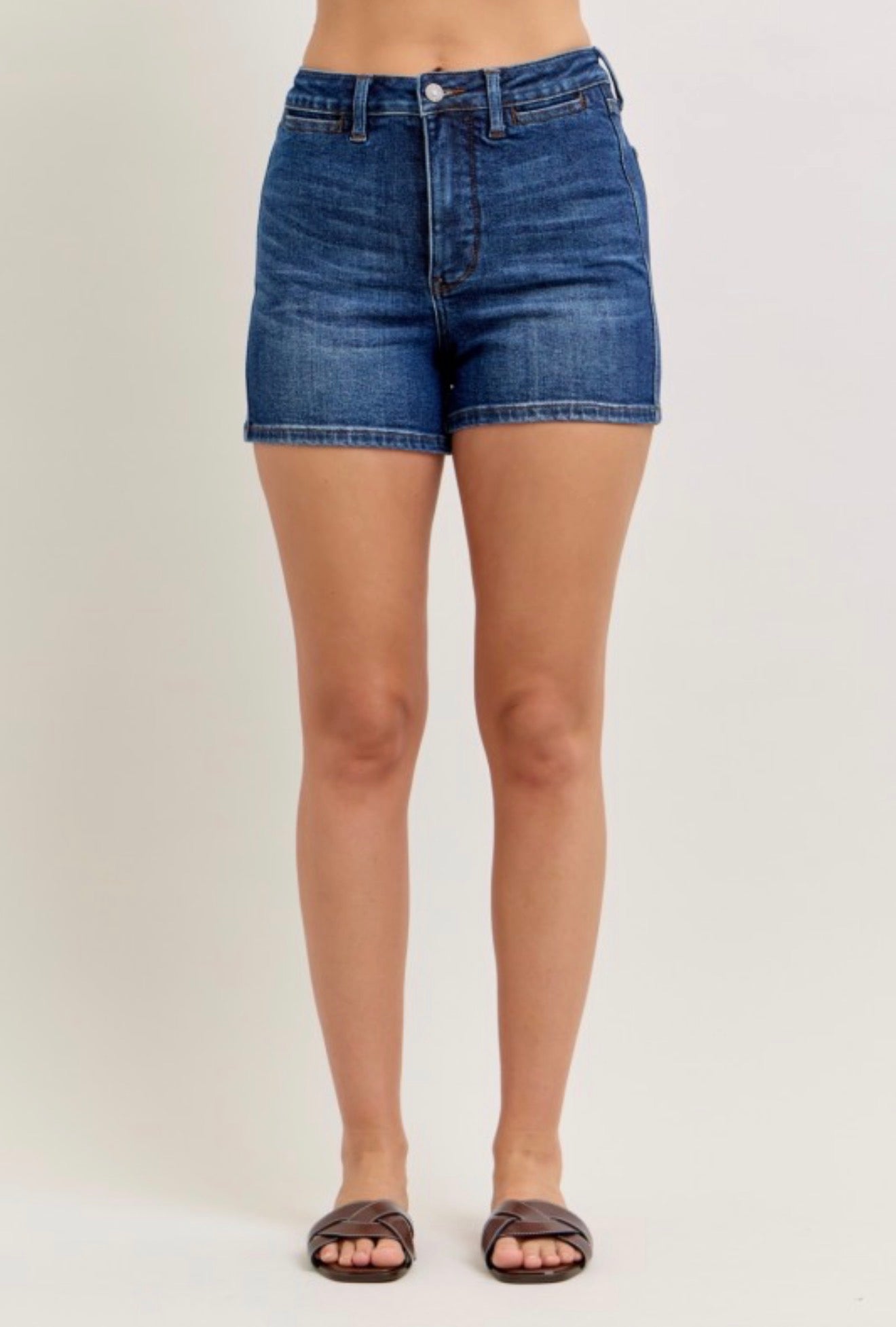 Judy Blue Dark Wash Shorts